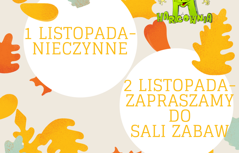 1- Listopada nieczynne